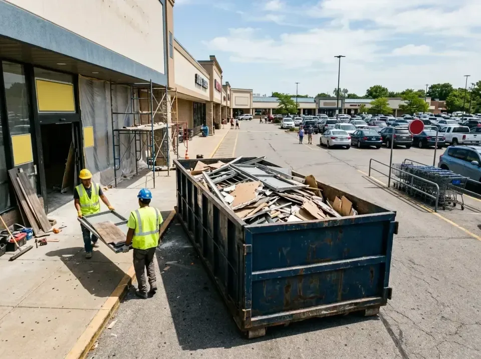 retail-store-renovation-debris-003 — frequently asked questions, Roll-off Dumpster Rentals in New Chicago, IN